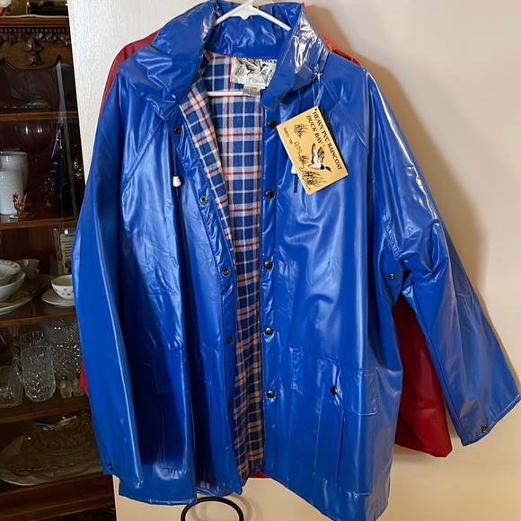 Duck Bay Jackets & Coats Duck Bay Vtg Plus Size Heavy Pvc Raincoat